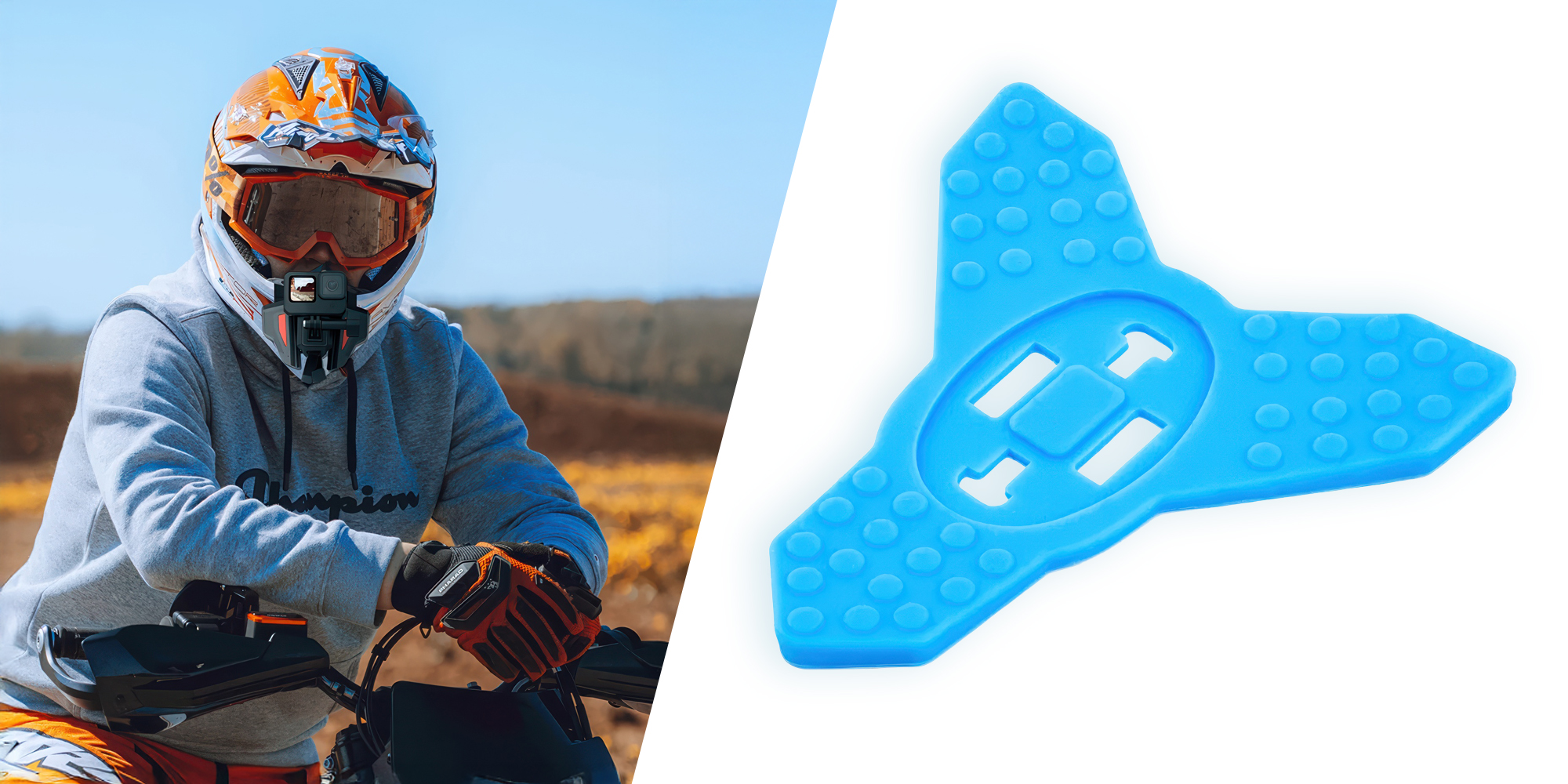 Mocowanie na kask Telesin GP-HBM-MT7 do kamer sportowych